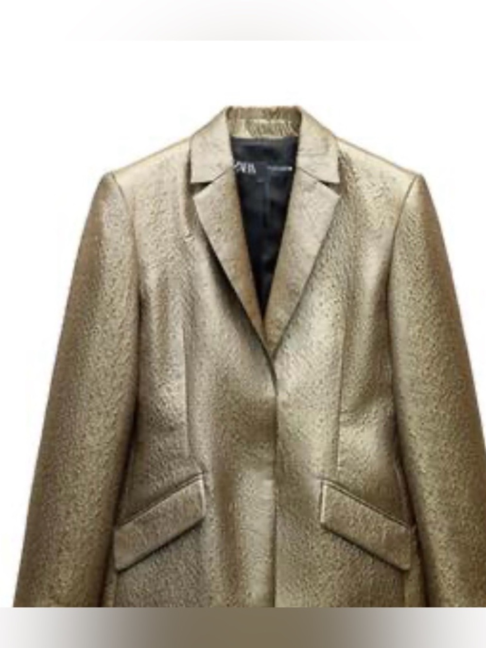Zara Metallic Blazer